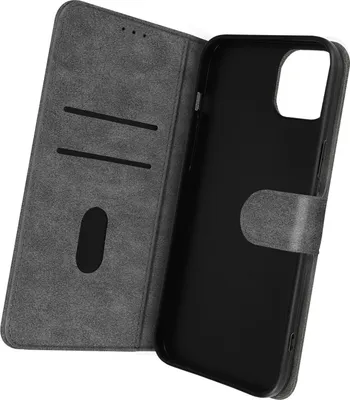 Produktbild von Avizar, Kunstleder-Klappetui mit Standfunktion für Apple iPhone 14 Plus, Grau