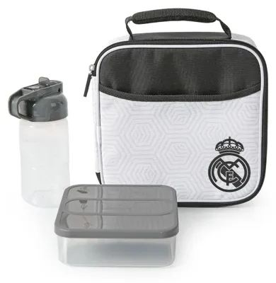 Thermo-Lebensmittelbehälter 4,5 l, weiß, mit Sandwichbox & Flasche