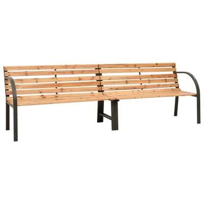 Obrázek produktu pro Zahradní dvojlavička 225 cm masivní jedlové dřevo