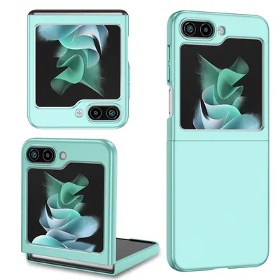 Immagine prodotto di Custodia per Samsung Galaxy Z Flip 5, sottile custodia rigida in PC antigraffio blu cielo