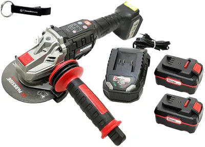 Produktbild von PARKSIDE PERFORMANCE® 20 V Akku-Winkelschleifer 125 mm / inkl. 2 Akkus (4Ah) und Ladegerät (2,4A)