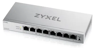 Obrázok produktu pre Zyxel GS1200-8HPV3, Riadený, L2, Gigabit Ethernet (10/100/1000), Plne duplexný režim, Podpora napájania cez Ethernet (PoE), Desktop