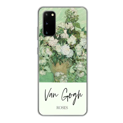 Produktbild von MuchoWow® Handyhülle Schutzhülle Hülle für Samsung Galaxy S20 Malerei - Blumen - Van Gogh Silikon Softcase Handy Hülle - Bild