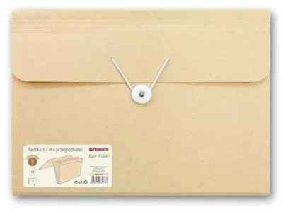 Produktbild von A4-Ordner mit 7 Fächern, gelb, PENMATE