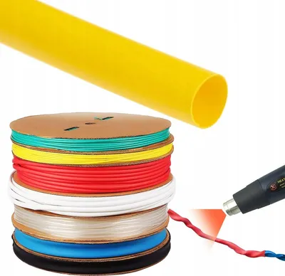 Obrázok produktu pre Rosfix Zmršťovacia Bužírka, Žltá, 3,5 mm, 1 m