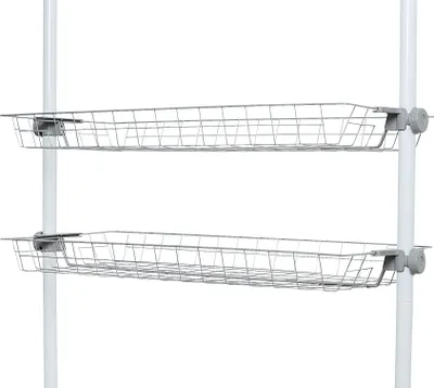 Obrázek produktu pro Šatní koš, šatní skříň HERKULES 2 kusy, 83x38x8cm, WENKO