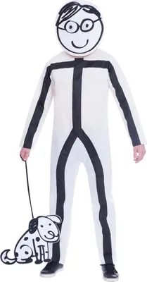 Produktbild von Strichmännchen Kostüm für Herren