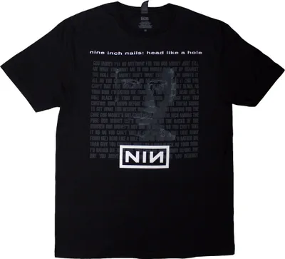 Produktbild von Nine Inch Nails - "Head Like A Hole" T-Shirt für Herren/Damen Uni RO1555 (S) (Schwarz)