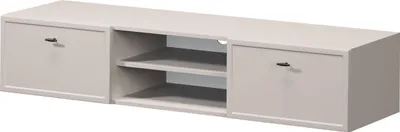 Obrázok produktu pre Lorini TV skrinka 150 cm so zásuvkami – kašmír | Čierne T-úchytky