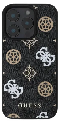 Produktbild von Guess, Hülle für iPhone 16 Pro MagSafe Edition 4G Peony Ultra-Chic, Schwarz