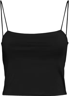 Obrázok produktu pre NOISY MAY Jednofarebný crop top so špagetovými ramienkami NMTERESA Veľkosť: L