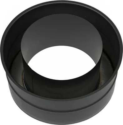 Produktbild von Raik Coltherm Doppelwandfutter 150mm schwarz doppelwandig für Rauchrohr / Ofenrohr
