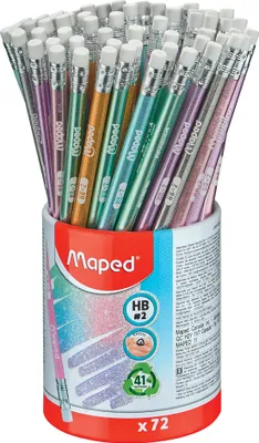 Obrázok produktu pre Maped BLACK'PEPS GLITTER HB 72 penál