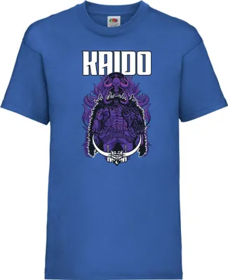 Produktbild von Kinder T-Shirt One Manga Piece Anime Kaidou Kaidou, 9-11 Jahr - 140 / Blau