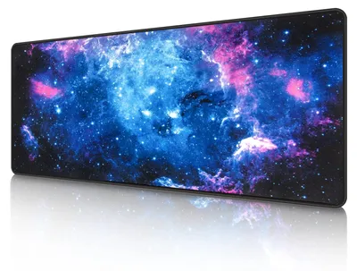 Image de Grand tapis de souris gaming, dimensions 800 x 300 x 3 mm, base antidérapante en caoutchouc naturel, lavable et durable