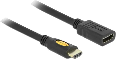 Produktbild von Delock High Speed HDMI with Ethernet - HDMI-Verlängerungskabel - HDMI männlich zu HDMI weiblich - 1 m