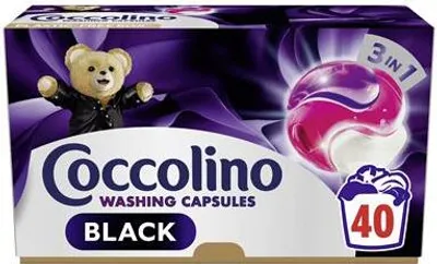 Image de Capsules de lavage "3in1 Black", 40 pièces, Coccolino 64342902