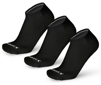 Produktbild von Socken Buddies, Classic Sneaker Buddies, Sneaker Socken, 3 Paar, schwarz, 42-44
