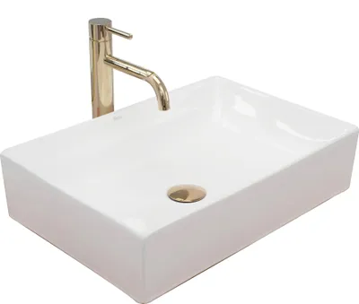 Produktbild von Rea Aufsatzwaschbecken Inga Rectangle White