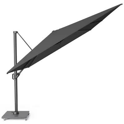 Produktbild von Platinum Sonnenschirm rechteckig 4x3 m Challenger T¹ Premium | hinten kippbarㅤ4.0 x 3.0 Meter 4 Faded Black | Anthrazit