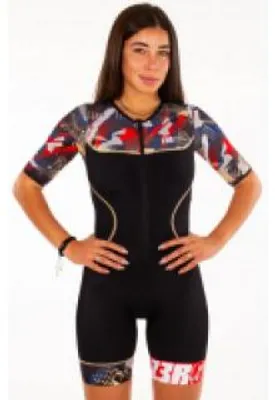 Produktbild von ZEROD TTSUIT START Damen Triathlonanzug PSYCHO CHAMPAGNE M