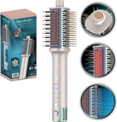 Produktbild von Cecotec CeramicCare Allin1, Heißluftbürste, Dampf, Drehregler, Weiß, 1500 W, AC