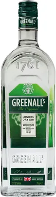 Produktbild von Greenall's Gin Greenall's Original London Dry Gin 37,5% vol NV Gin ( 1 x 0.7 L )