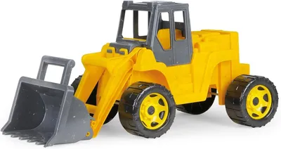 Productafbeelding van Lena GIGA TRUCKS SM02218, 3 stuks, Kunststof, Hout, Grijs, Geel