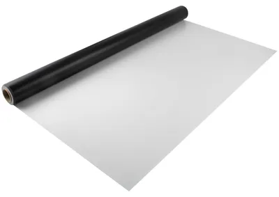 Image de SucceBuy, plancher de danse pliable, dimensions 2,0 x 7 mètres, rouleau en PVC vinyle d'épaisseur 0,15 cm, noir et blanc, surface antidérapante, réversible et transportable, idéal pour les styles de danse tels que le ballet, le jazz, la danse pop et la danse lyrique