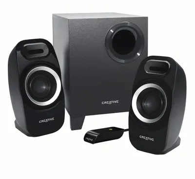 Obrázok produktu pre Creative Labs INSPIRE T3300, 2.1 kanály/kanálov, 27 W, PC, Čierna, 75 dB, 2-way