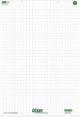 Produktbild von Ursus Staufen Flipchartblock Green 608580020 68x99cm 20Bl. kariert