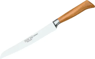 Produktbild von Burgvogel OLIVA Line Brotmesser mit Wellenschliff - Klinge: 22 cm, geschmiedet