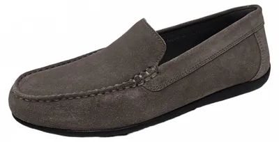 Produktbild von GEOX Slipper ASCANIO, Rauleder, Grau, Herren