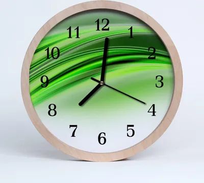 Produktbild von Holzuhr 30fi cm wanduhr - Kunst Abstrakte Kunst