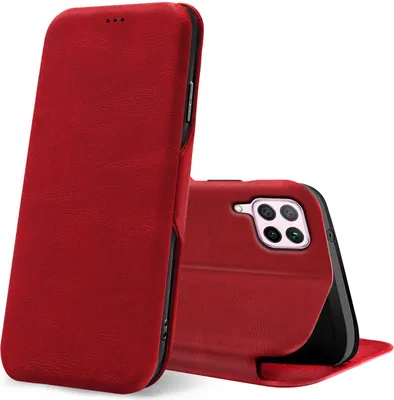Zdjęcie produktu dla Etui z klapką dla Huawei P40 Lite Etui Book Cover Etui na telefon komórkowy z miejscem na kartę Etui ochronne Premium