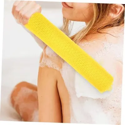 Produktbild von Afrikanisches Peelingnetz aus Nylon mit Massagefunktion, 2 Stück, zur Durchblutung in Dusche und Bad für Männer und Frauen