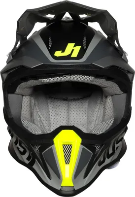 Produktbild von Crosshelm Endurohelm JUST1 RACING JUST1 J18 PULSAR FLUO Motorradhelm Enduro Helm Gelb Schwarz Matt Grau S 606018029400203
