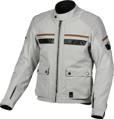 Immagine prodotto di Giacca impermeabile da moto Macna Oryon, grigio chiaro, XL