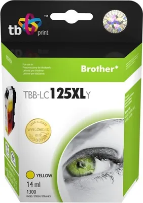 Produktbild von Ink.kaziet ist kompatibel mit Brother LC125XLY und 100%