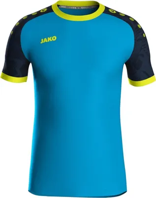 Produktbild von JAKO Unisex Trikot Iconic KA, Farbe:JAKO blau/marine/neongelb, Größe:L