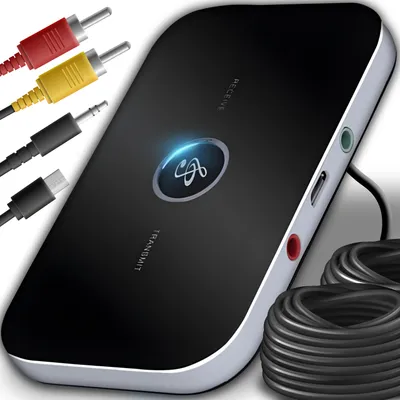 Produktbild von 2v1 Bluetooth Vysílač Přijímač Audio Transmitter Adaptér bezdrátového Bezdrátový adaptér Stereofonní audio přijímač a vysílač Aux 3,5 mm TV HiFi Retoo
