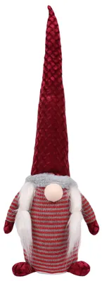 Weihnachtswichtel stehend 55 cm bordeauxrot