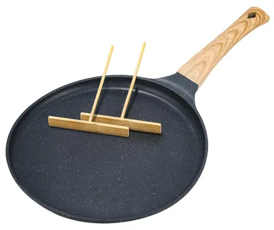 Pfannkuchenpfanne 28 cm, Antihaft, Granit, induktionsgeeignet