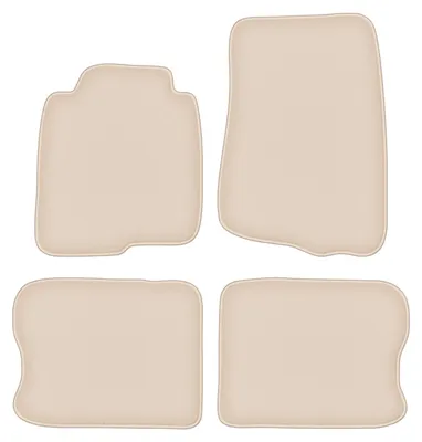 Produktbild von DURBAN Beige Velours-Fußmatten-Set für Volvo 240/260 Kombi, Limousine (1974-1993)