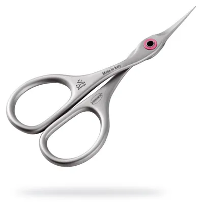 Immagine prodotto di Premax Ringlock Forbici per cuticole Punta a torre Curve - 9,5 cm - Acciaio inossidabile rosa