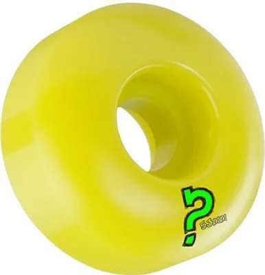 Obrázek produktu pro Skateboardová kolečka 53 mm žlutá (sada čtyř)
