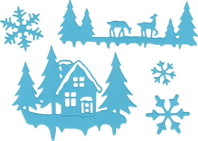 Produktbild von Stanzschablone "Winterwonderland"