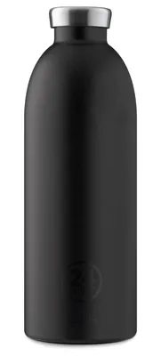 Zdjęcie produktu dla 24Bottles Butelka ze stali nierdzewnej Tuxedo Black 0,85 l, szczelna, do gorących i zimnych napojów