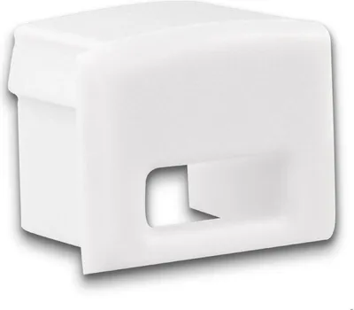Produktbild von ISOLED Endkappe EC78W weiß für Profil PURE12 S mit Kabeldurchführung, 1 STK