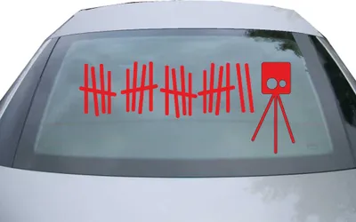 Produktbild von Indigos UG - Aufkleber Heckscheibe & Motorklappe DE2025 - rot - 600x257 mm -  - Auto Scheiben Fenster Heckklappe Tuning Racing JDM - Die cut